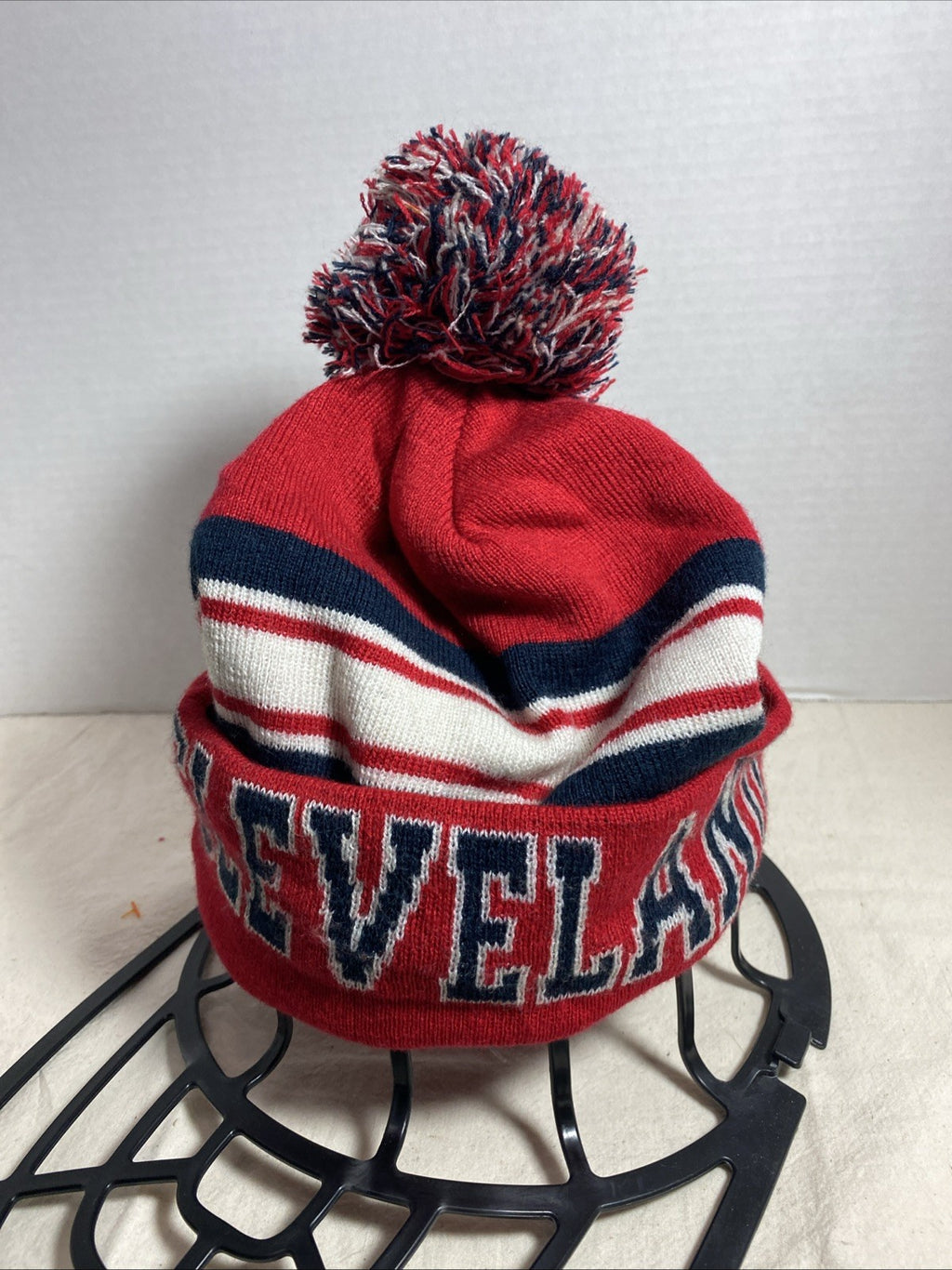 Cleveland Beanie With Pom Pom Adult