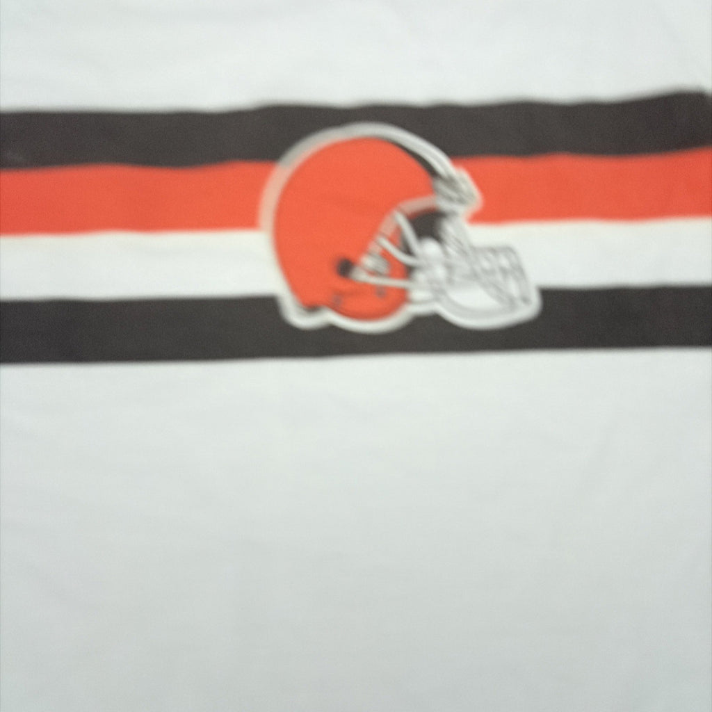 NFL Team Sleepwear 2XL Cleveland Browns Women’s Sleep Top White Long Sleeve