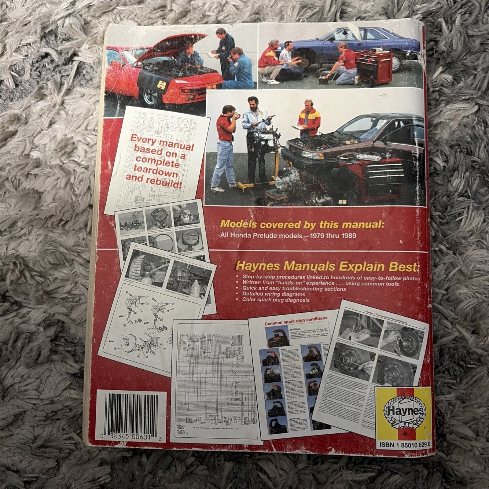 Honda Prelude 1979-1989 Haynes repair manual
