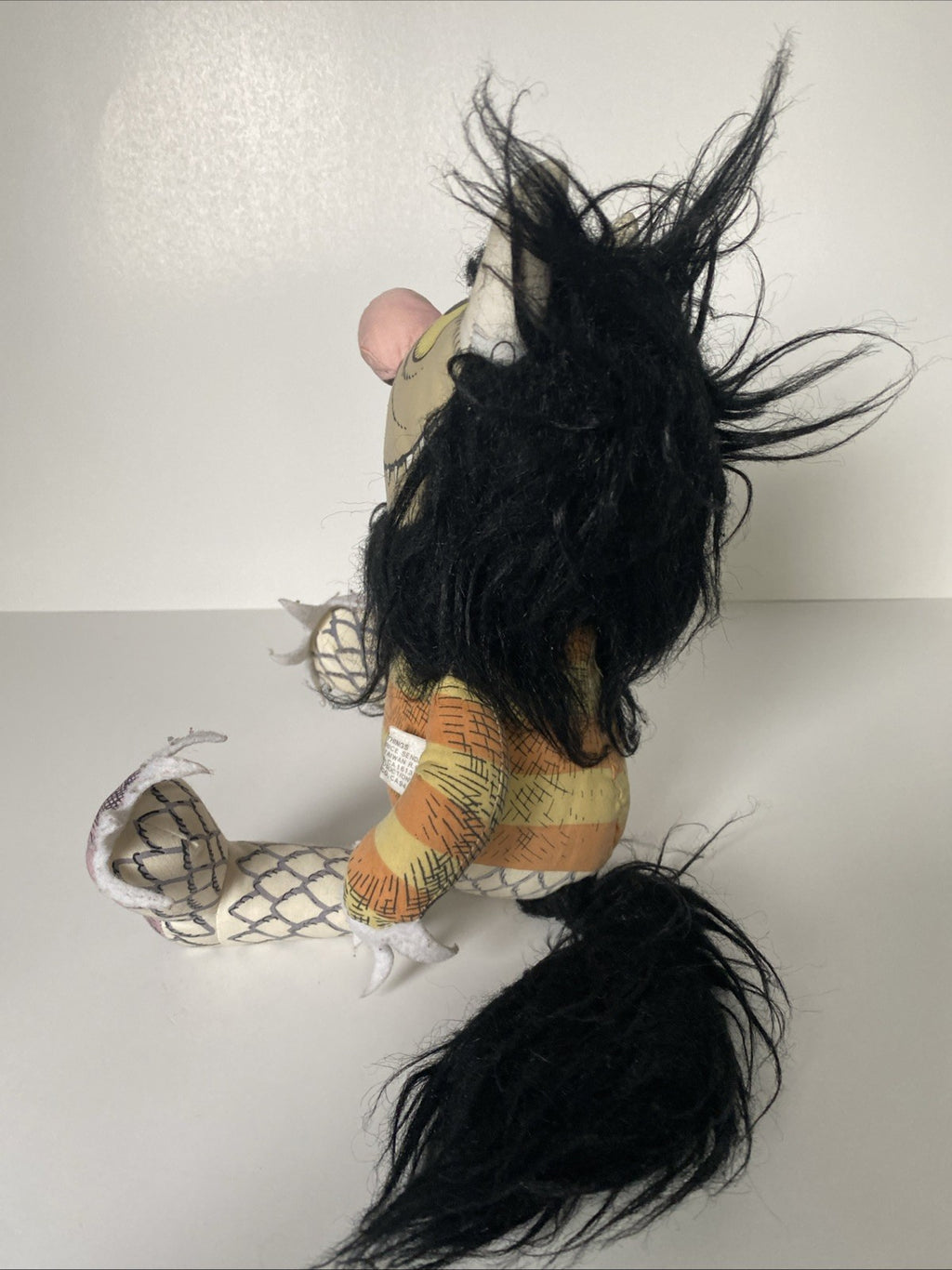 Vintage Where The Wild Things Are Moishe 15" Plush Toy Doll Maurice Sendak 1980