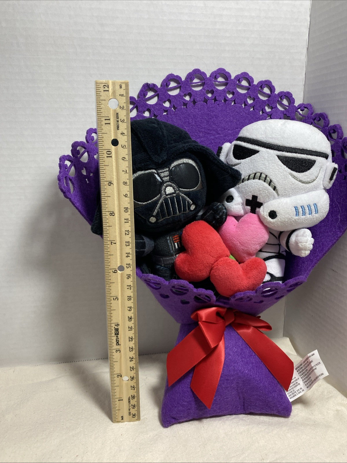 Star Wars 2025 Valentine's Day Darth Vader & Stormtrooper 7-Inch Plush Bouquet