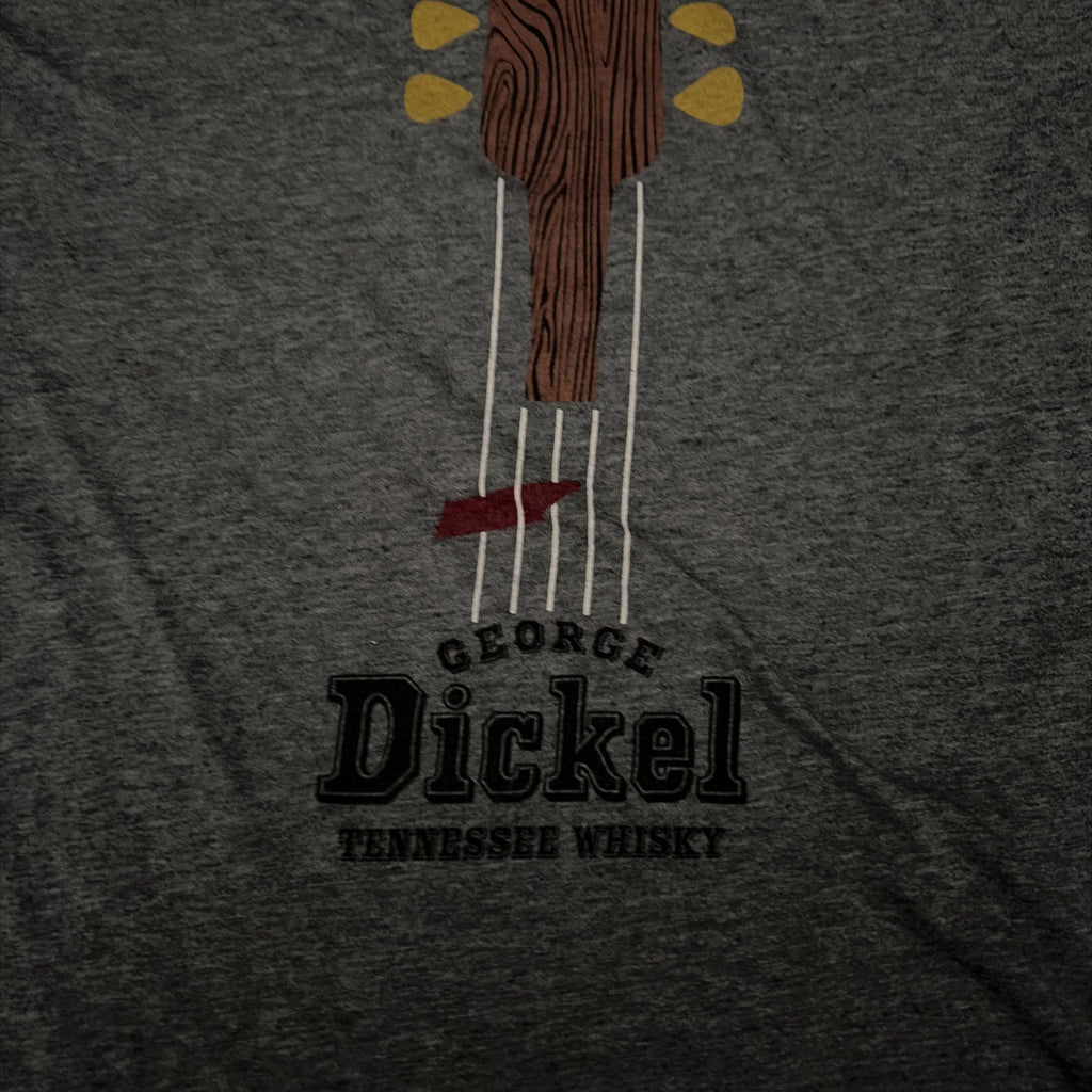 George Dickel Tennessee Whiskey Men’s Large Short Sleeve T-Shirt Gray