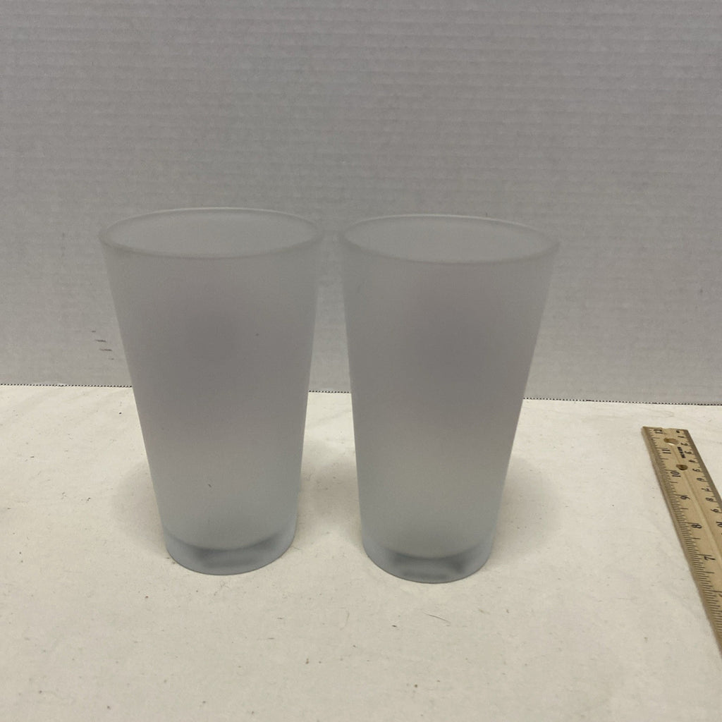 UFC Tapout Skull Frosted Highball Glass Set Of 2