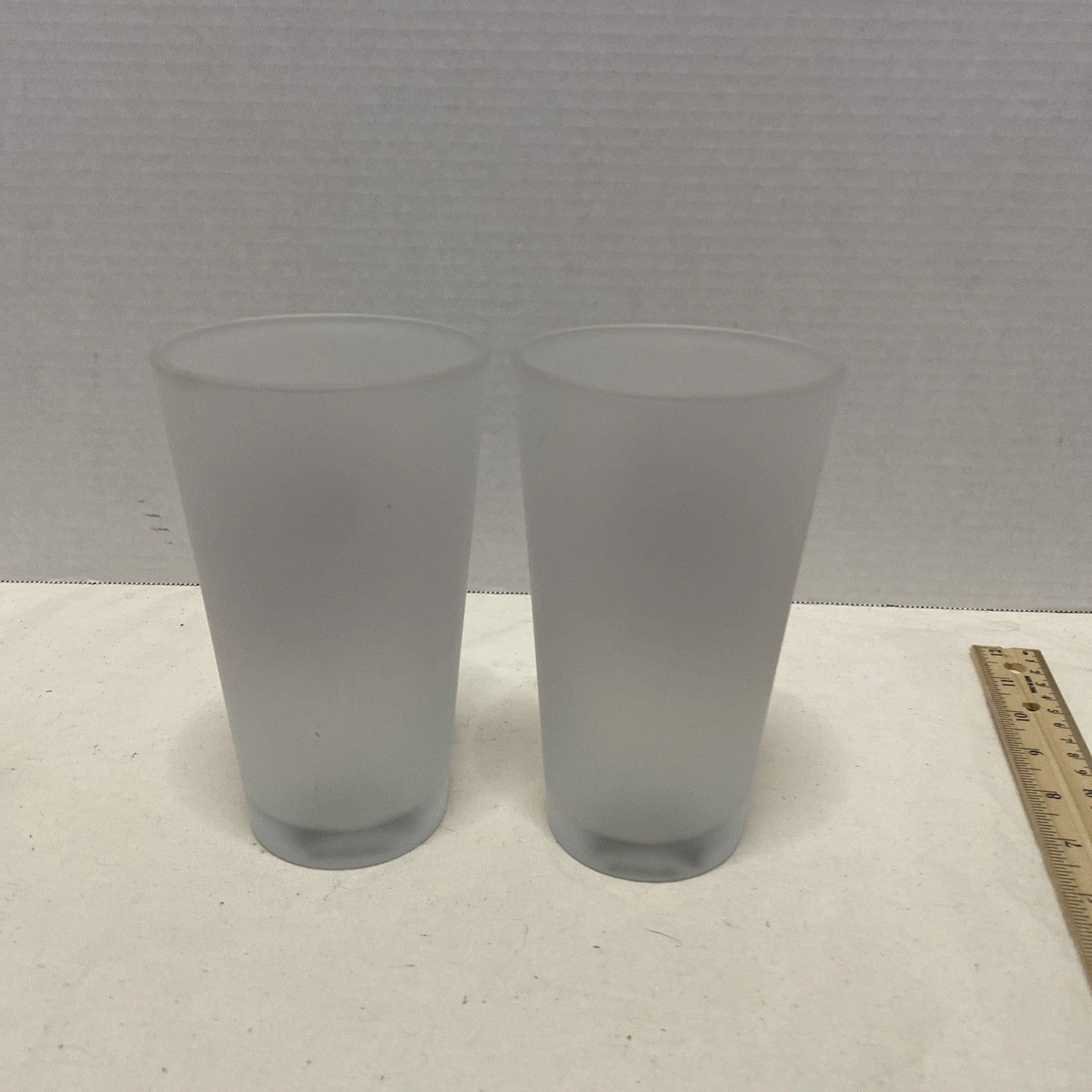 UFC Tapout Skull Frosted Highball Glass Set Of 2