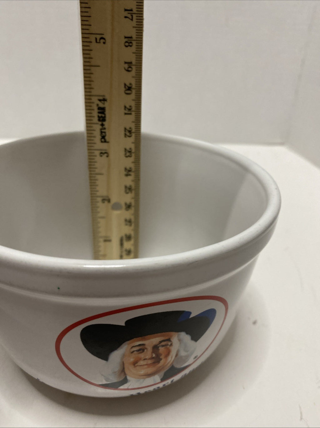 Quaker Oats Cereal Oatmeal Bowl, "Warms Your Heart and Soul", Vintage 1999