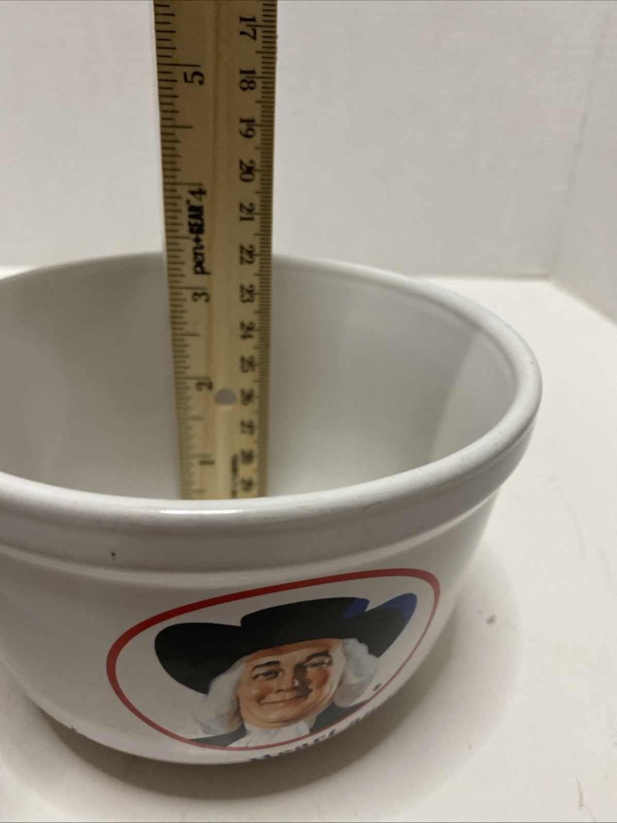 Quaker Oats Cereal Oatmeal Bowl, "Warms Your Heart and Soul", Vintage 1999