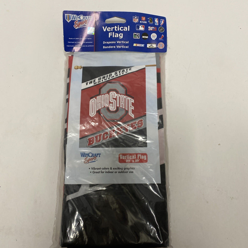 Ohio State Buckeyes 27in X37in Vertical Flag