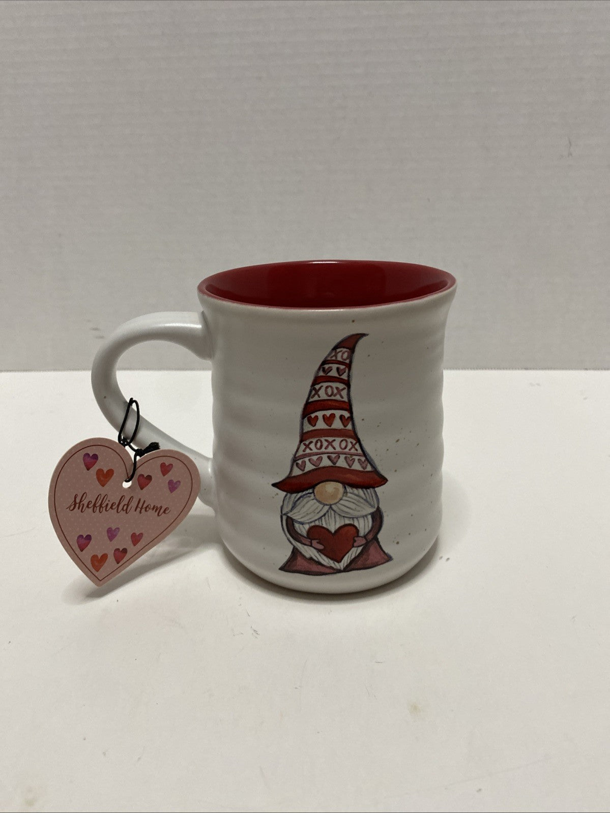 BELLE MAISON Take Me Gnome With You-Heart Gnome Mug 16oz Coffee Tea Cocoa