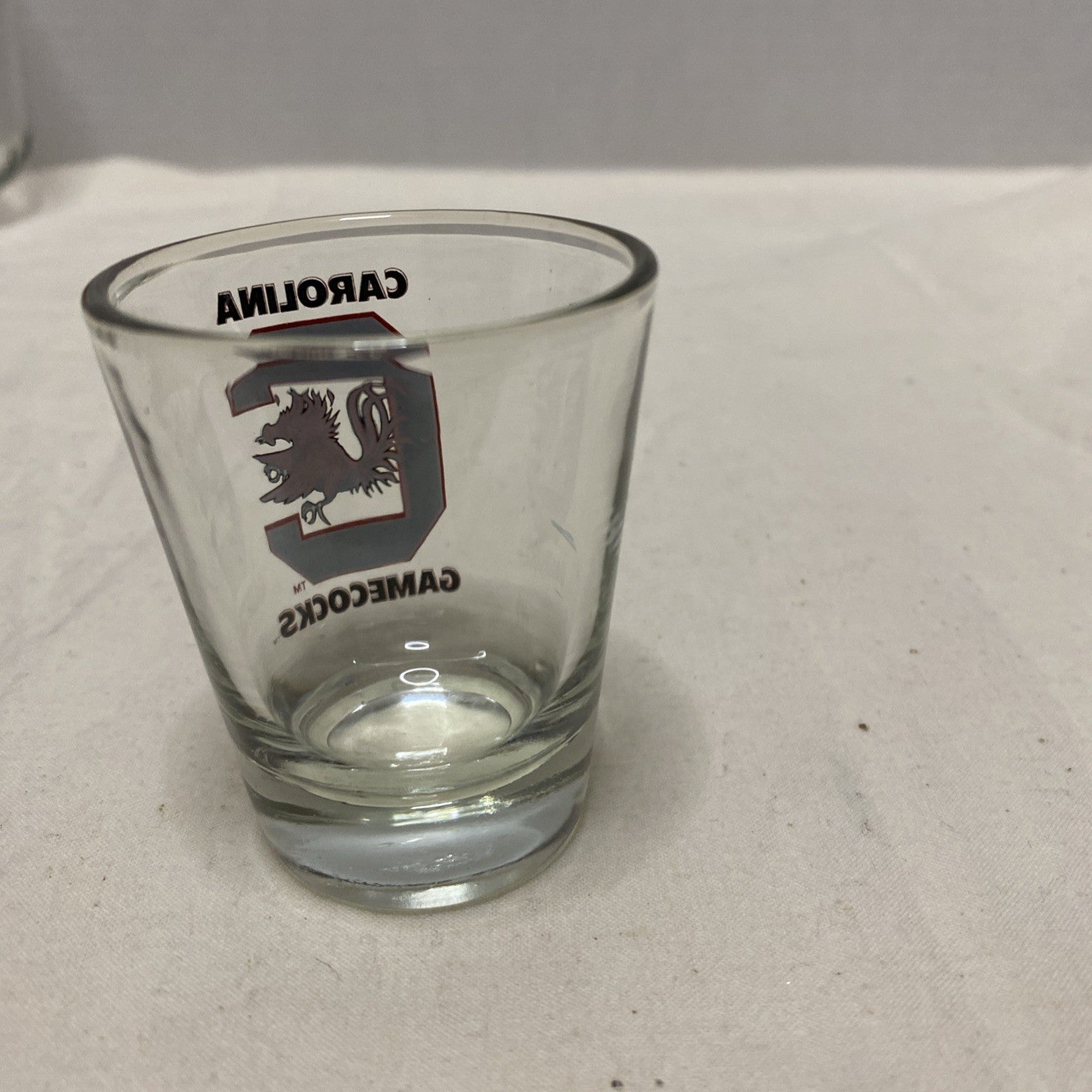 1" Bottle Cap Image Shot Glass ~Carolina Gamecocks