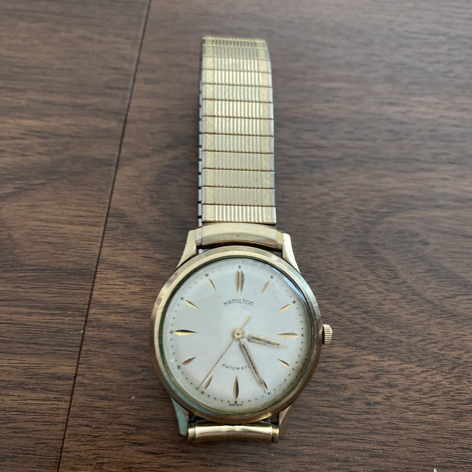 Vintage Hamilton Thin-O-Matic 10K RGP Silver Dial Mechanical Wind Works