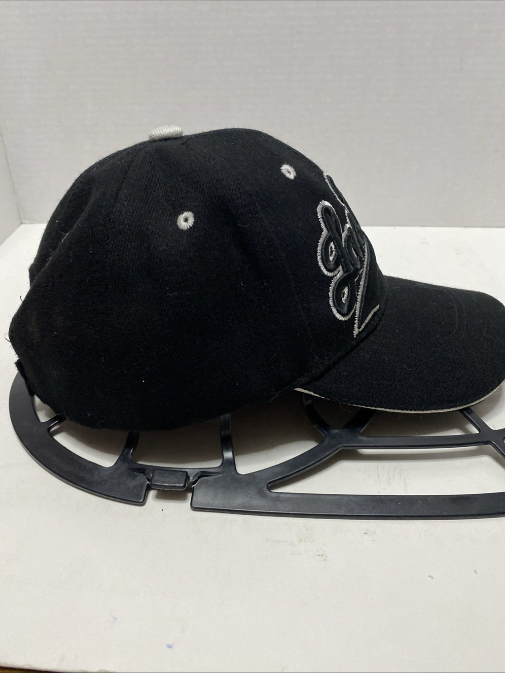 Las Vegas Hat Cap Black Embroidered Adjustable Strap