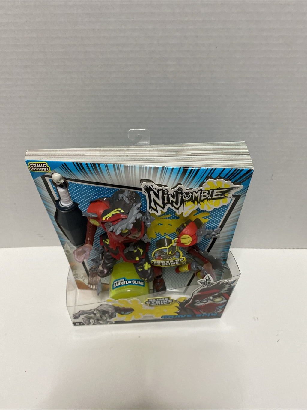 Ninjombie Grave Spin Action Figure Comic Power Up with Slime