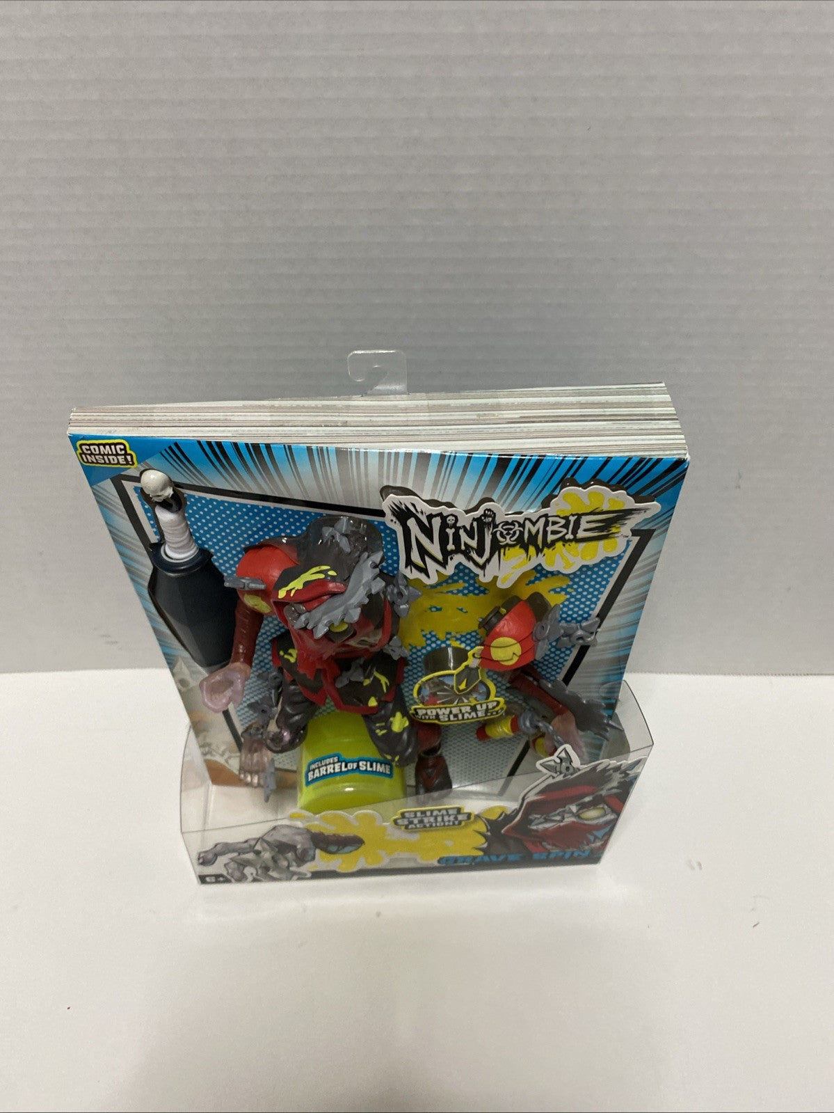 Ninjombie Grave Spin Action Figure Comic Power Up with Slime