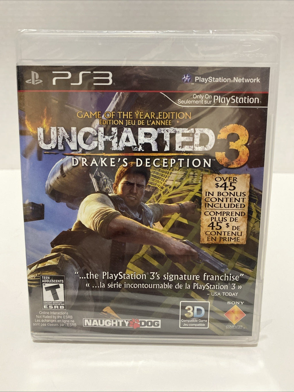 PS3 Uncharted 3: Drake's Deception (Sony PlayStation 3, 2011) Brand New Sealed