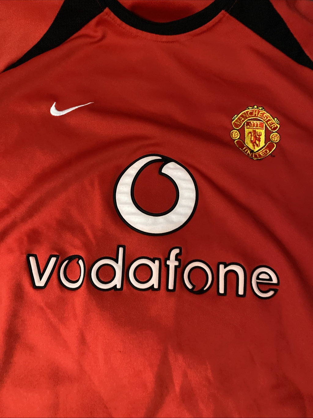 Manchester United Home Football Shirt 2002/04 Adults XL Nike