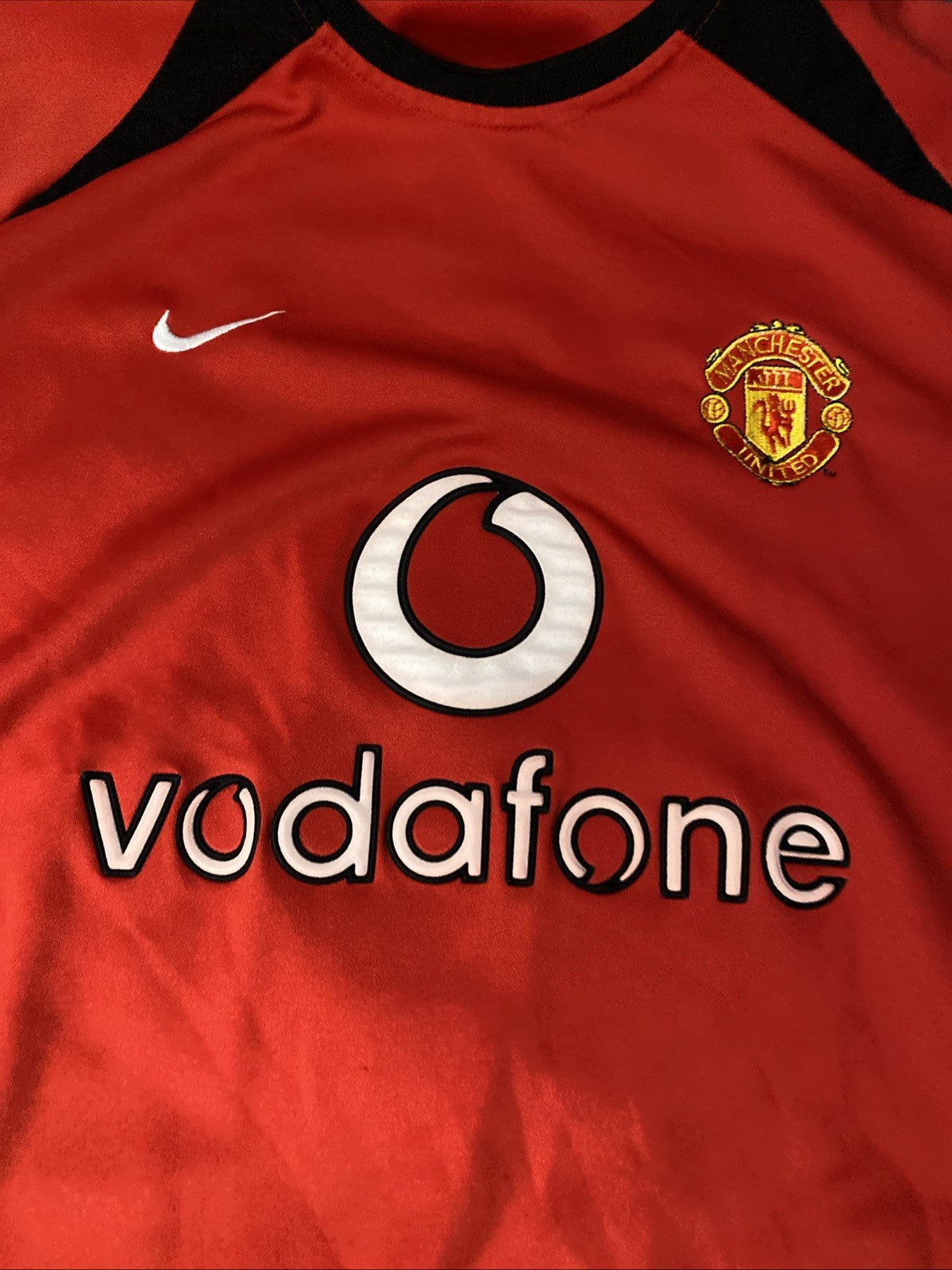 Manchester United Home Football Shirt 2002/04 Adults XL Nike