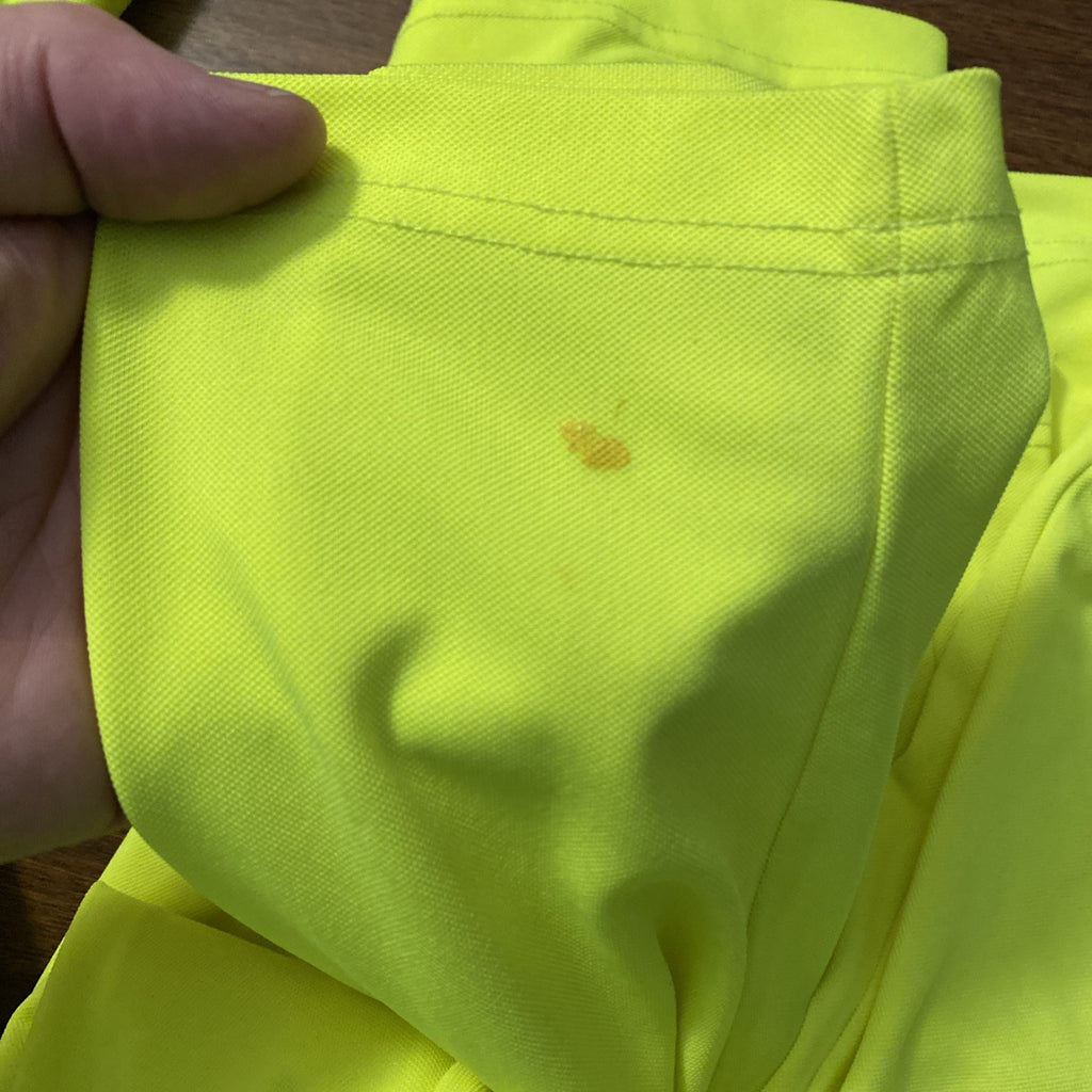 2 dickies 3XL men’s long sleeve safety shirts bright yellow