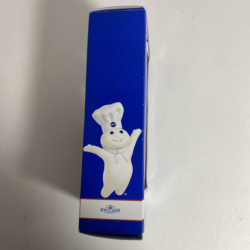Set Of 5 Mini Pillsbury Doughboy Christmas Ornaments In Box Vintage