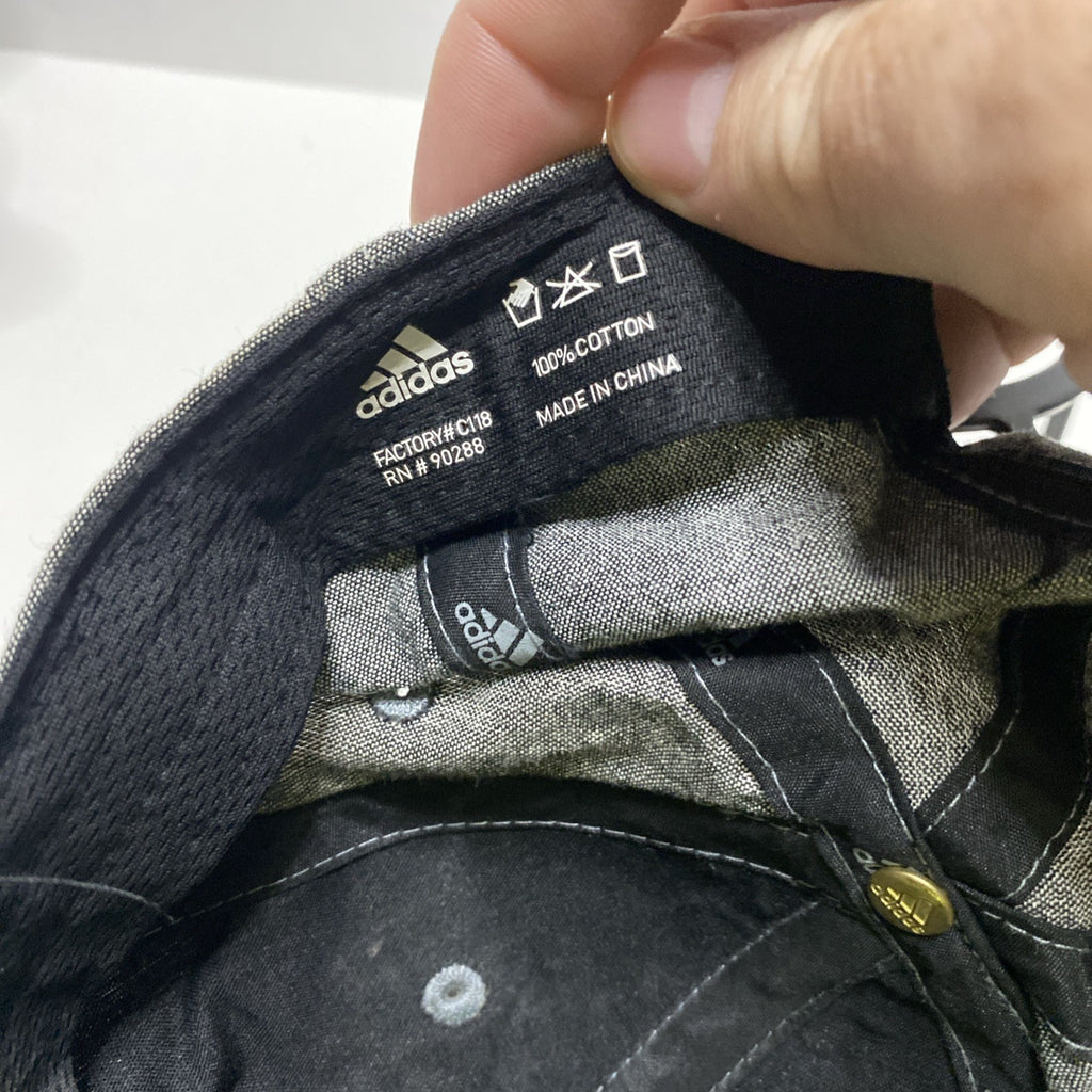 Adidas gray baseball cap grayed Out