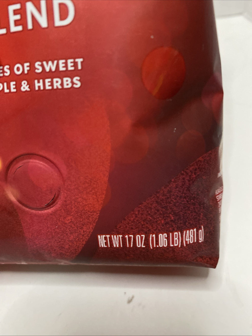Starbucks HOLIDAY BLEND Medium Roast Ground Coffee 17 Oz. 1 Bag LIMITED Edition