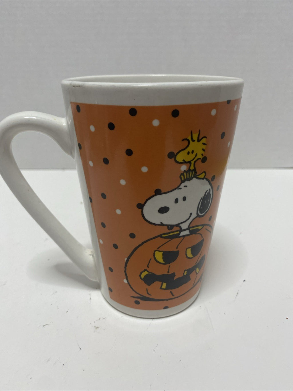 Peanuts Halloween Snoopy & Woodstock In A Pumpkin 5" coffee Mug