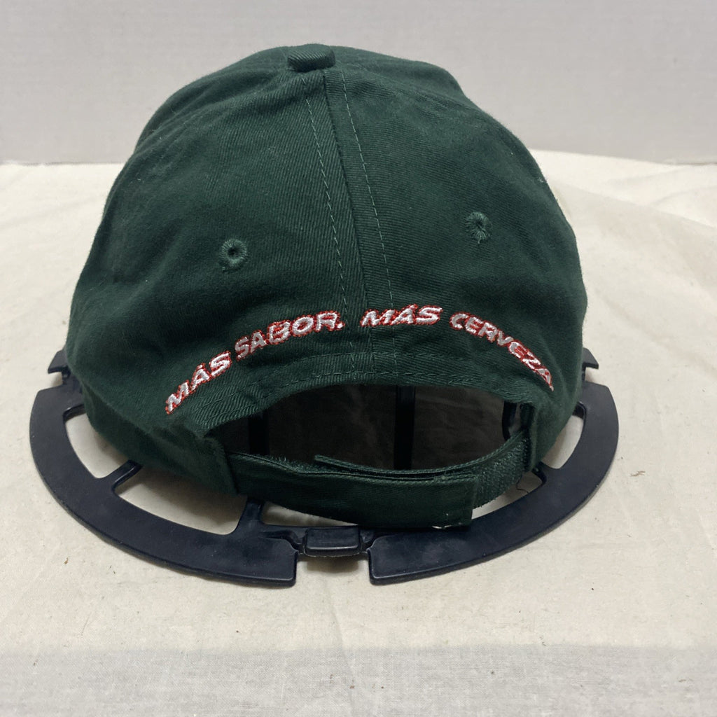 Miller Genuine Draft "Mas Sabor" Spanish Adjustable Strapback Hat Cap Green 