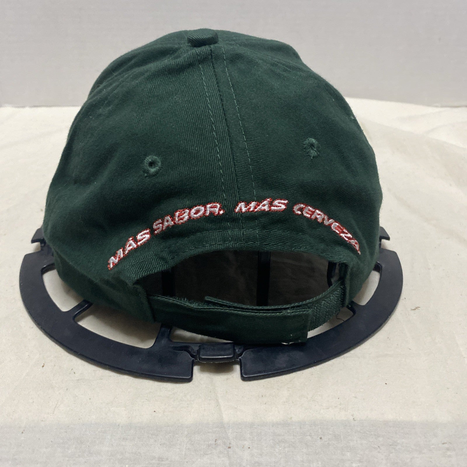 Miller Genuine Draft "Mas Sabor" Spanish Adjustable Strapback Hat Cap Green 
