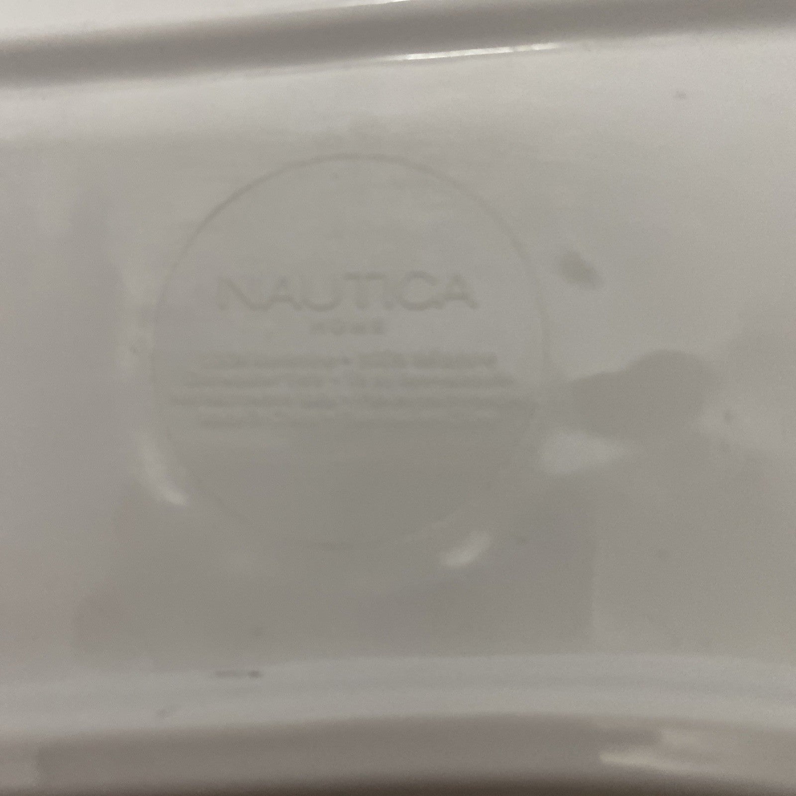 25" Nautica BLUE WHALE MELAMINE SERVING DISH. 21" long. HEAVY.   SUPER NICE!