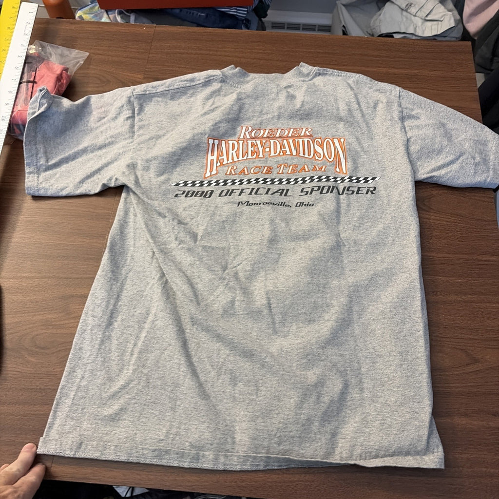 Harley Davidson Motor Race Team 2000 Official Sponsor Monroeville Ohio Medium