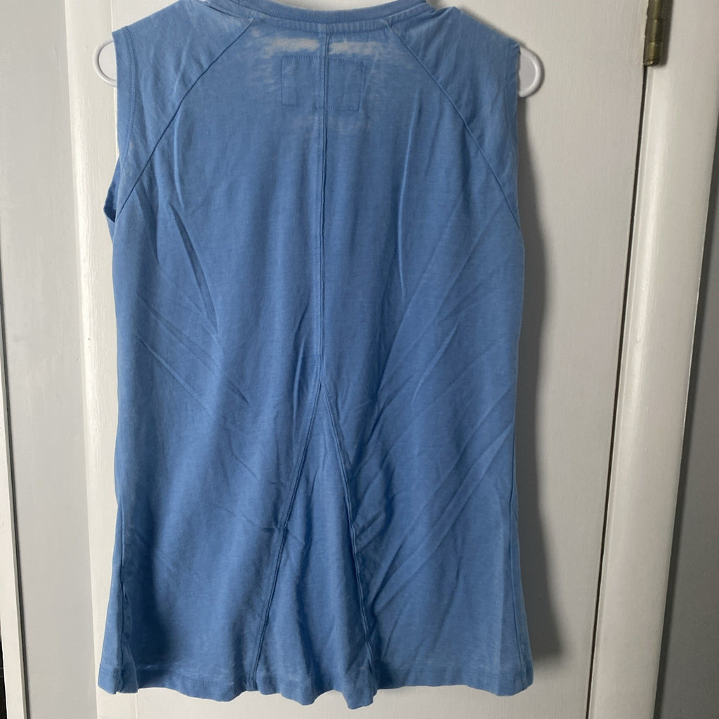 Planet Hollywood sleeveless shirt Beach vibes size large blue