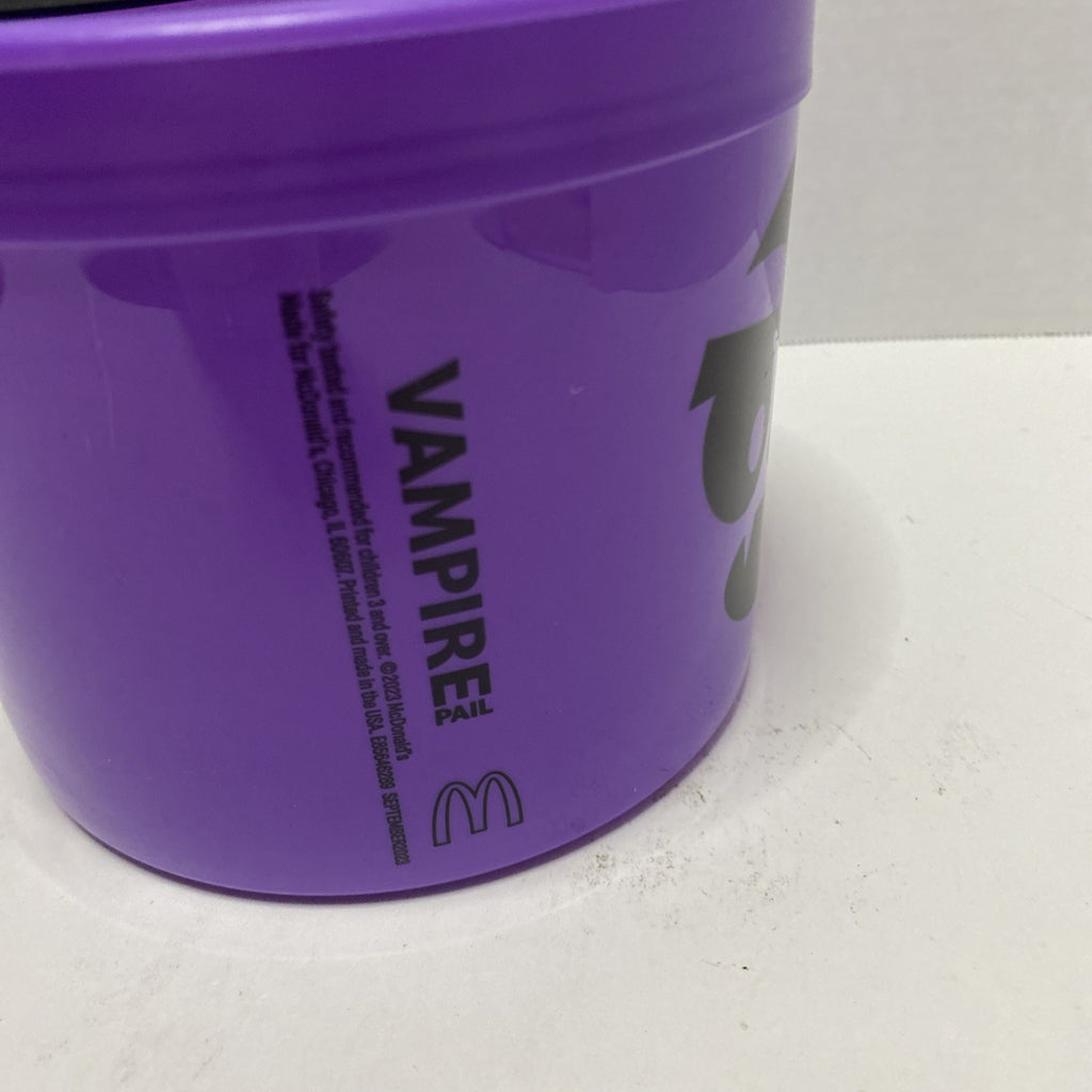 2023 MCDONALD'S VAMPIRE BOO BUCKET PAIL