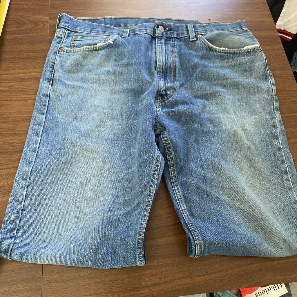 Levi’s 505 Vintage Mens Straight Leg Blue Jeans • Size 38 x 32 Free Shipping