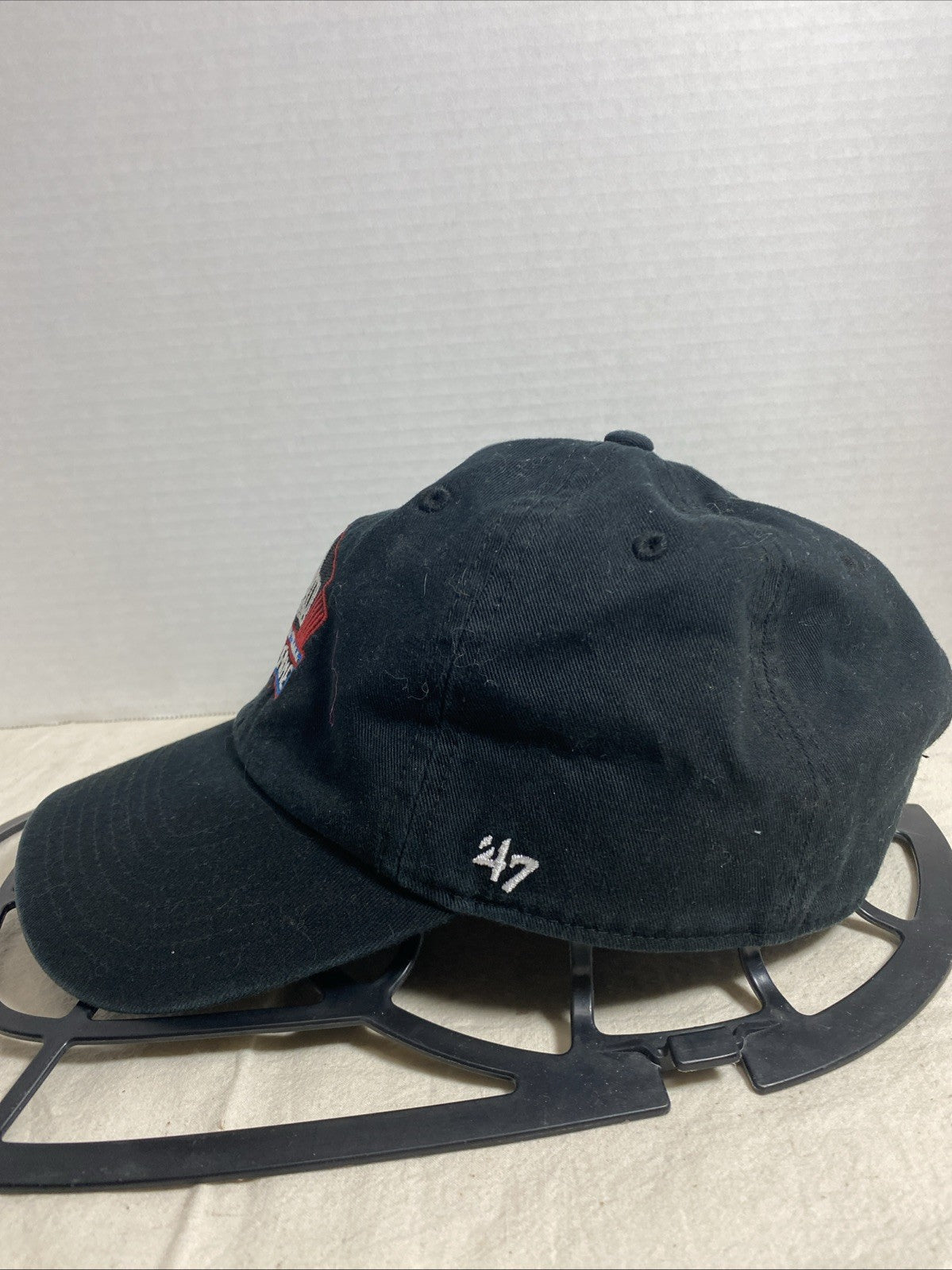 47' Oakland Raiders Hat Black Richard Seymour Adjustable Hall of Fame