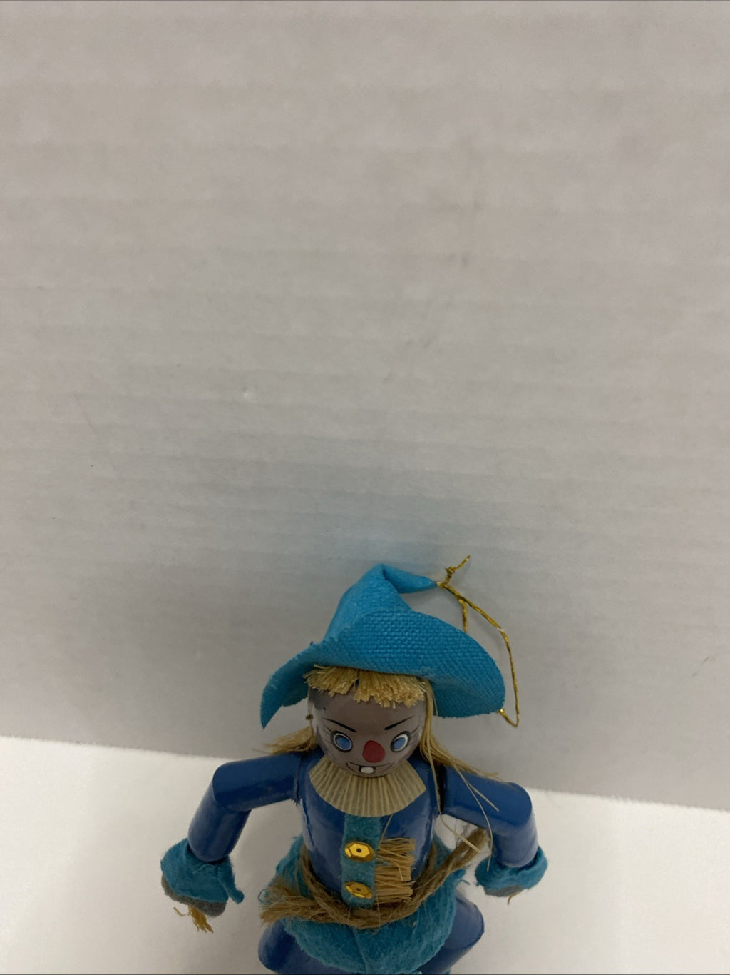 Kurt S Adler Halloween Scarecrow Christmas Ornament Wizard Of Oz Blue