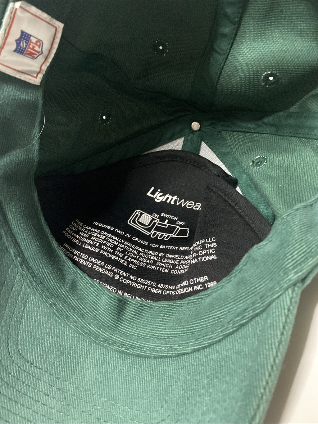 Green Bay Packers Light-Up Lightwear Logo NFL Snapback Hat Cap