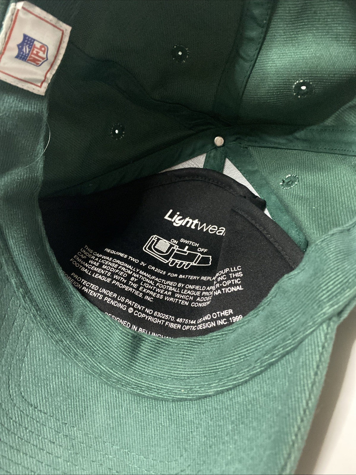 Green Bay Packers Light-Up Lightwear Logo NFL Snapback Hat Cap