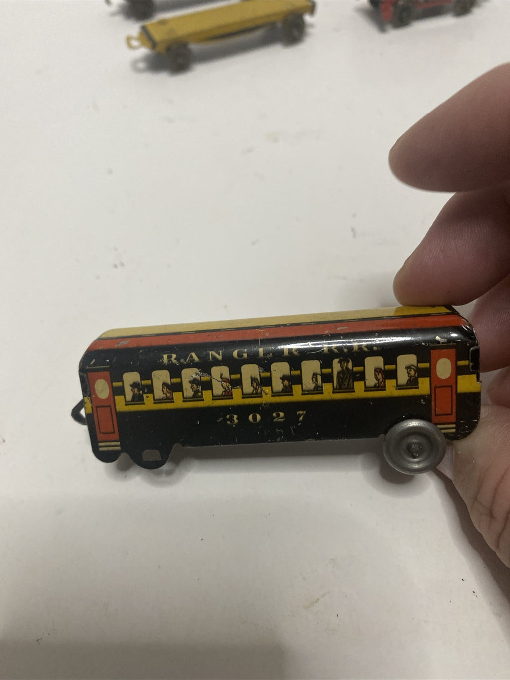 Ranger R.R. Tin Train 10 Cars  3 Engines Please See Pics