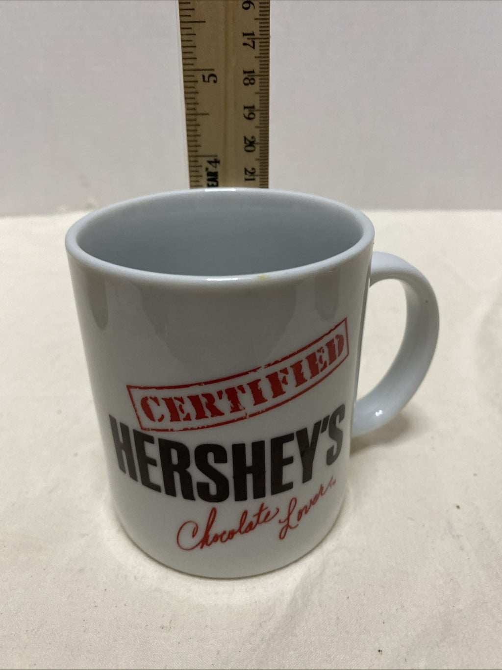 Hersey's Chocolate Certified Lovers Coffee Mug 12 oz cup 341ml Ceramic Tea Cup