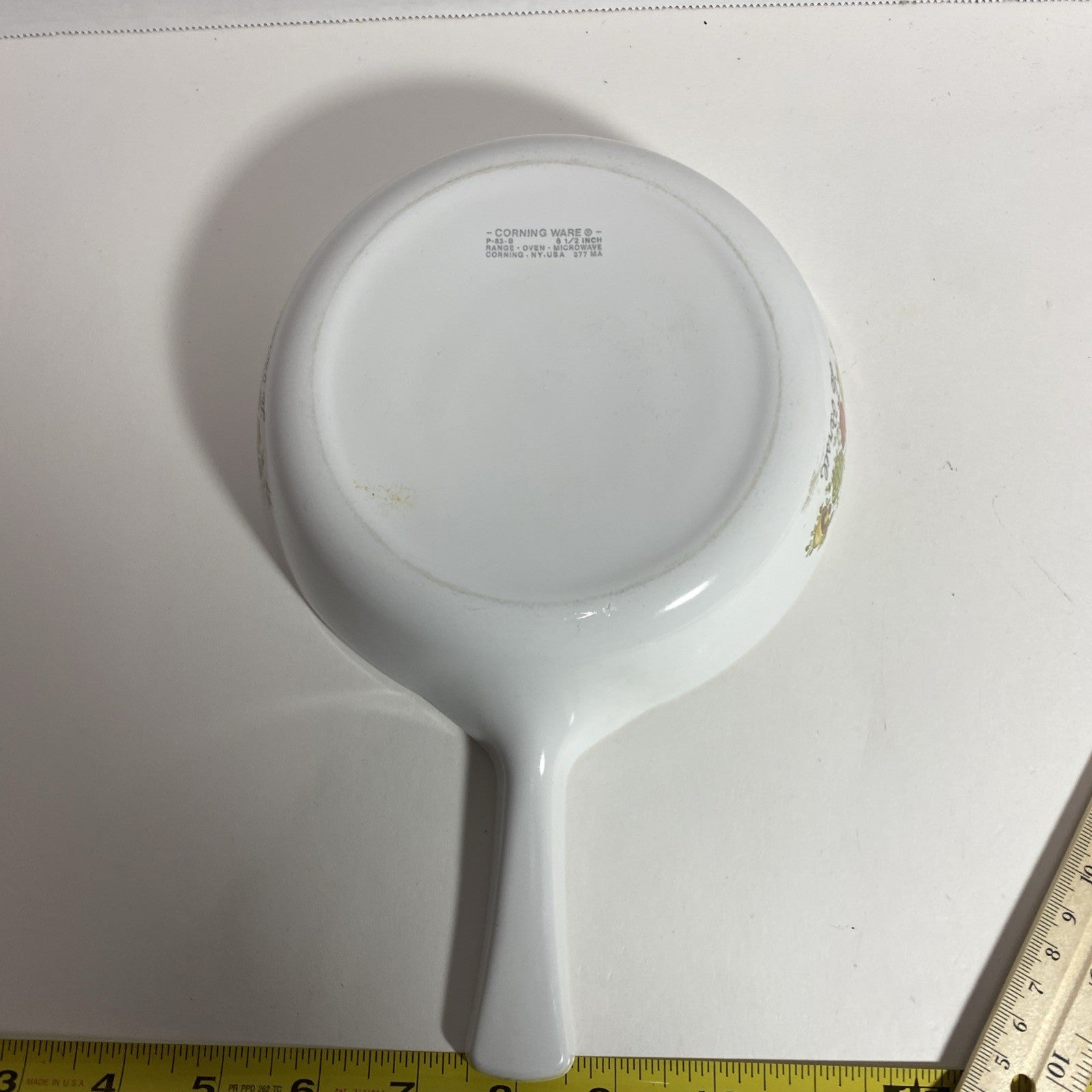 Corning Ware Spice of Life 6-1/2" Skillet With Handle Le Persil No Lid