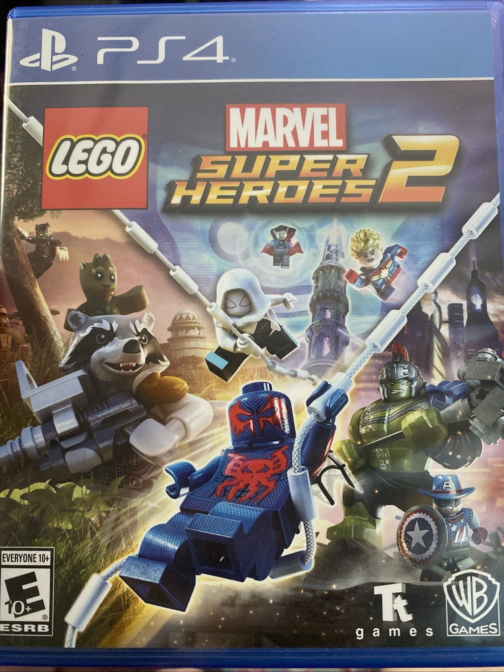 PS4 / Sony Playstation 4 Lego Marvel Super Heroes Video Game By WB Games 2017