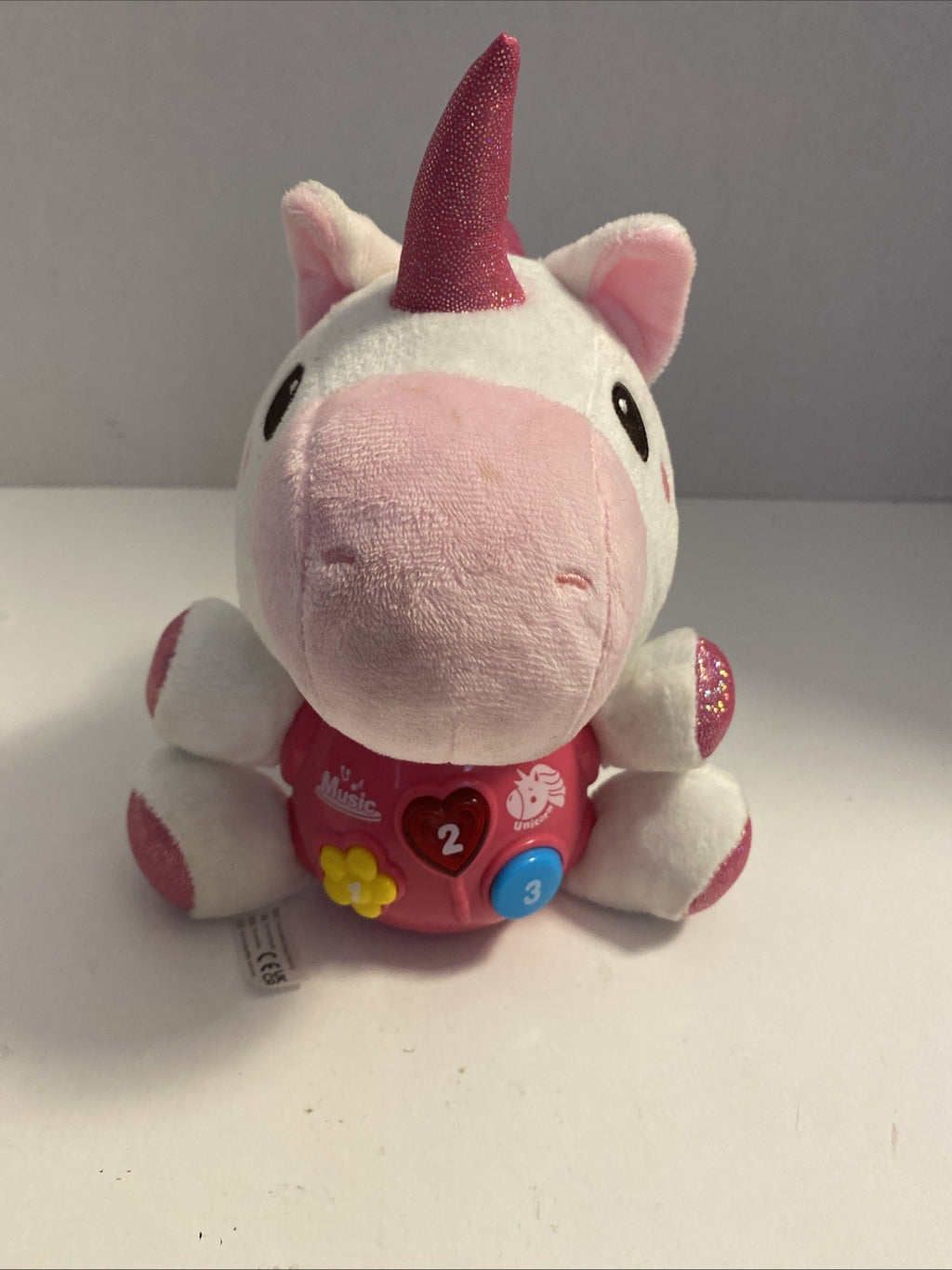 Vanmor iPlay iLearn Baby Unicorn Musical Toys Light Sound 0-18 mos Nursery Works