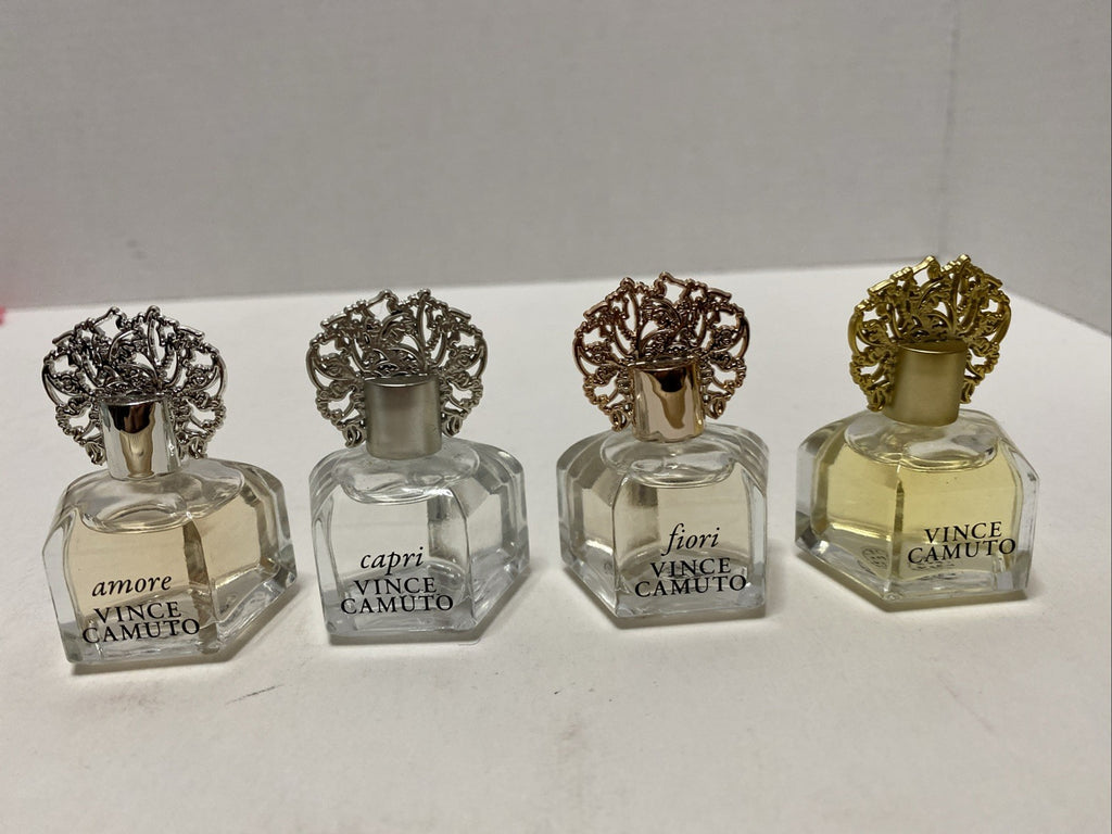 4- Vince Camuto, CAPRI, AMORE, FIORE V EAU DE PARFUM Splash minis 0.25oz