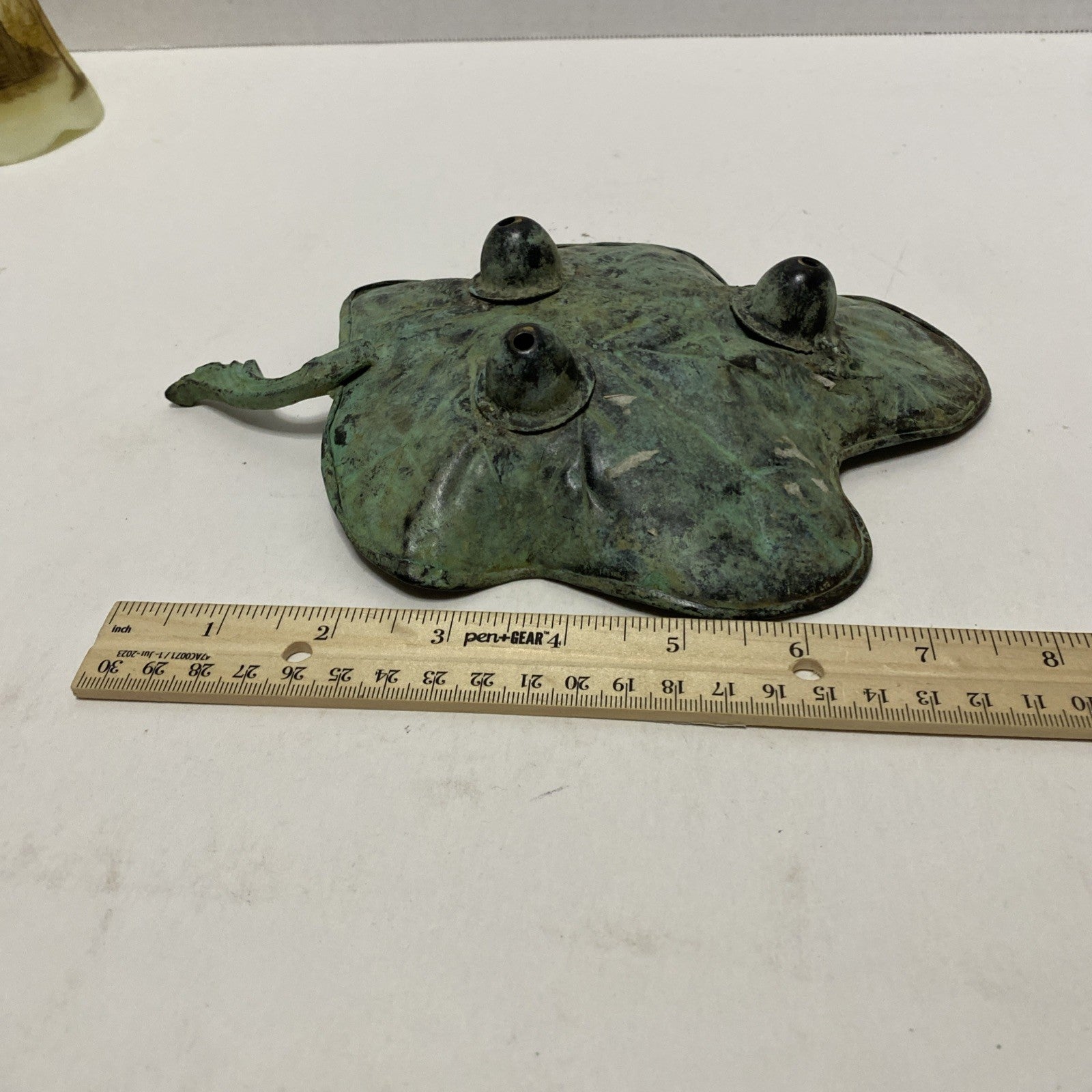 Antique Metal Iron Leaf Various Color Of Greens