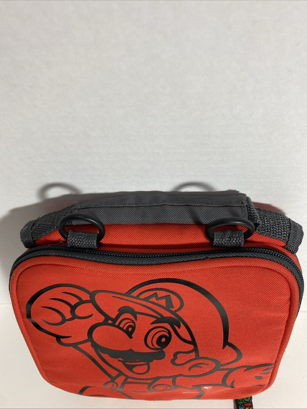 Super Mario Carrying Case vtg Nintendo 3DS Red Big Mario Logo