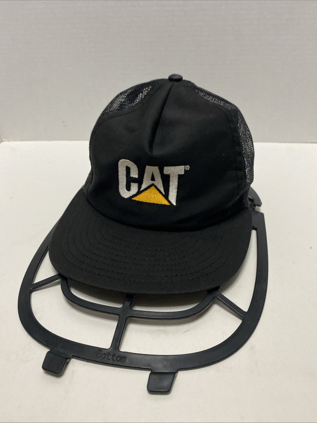 Black Cat Caterpillar  Ball Cap Mesh Back Adjustable