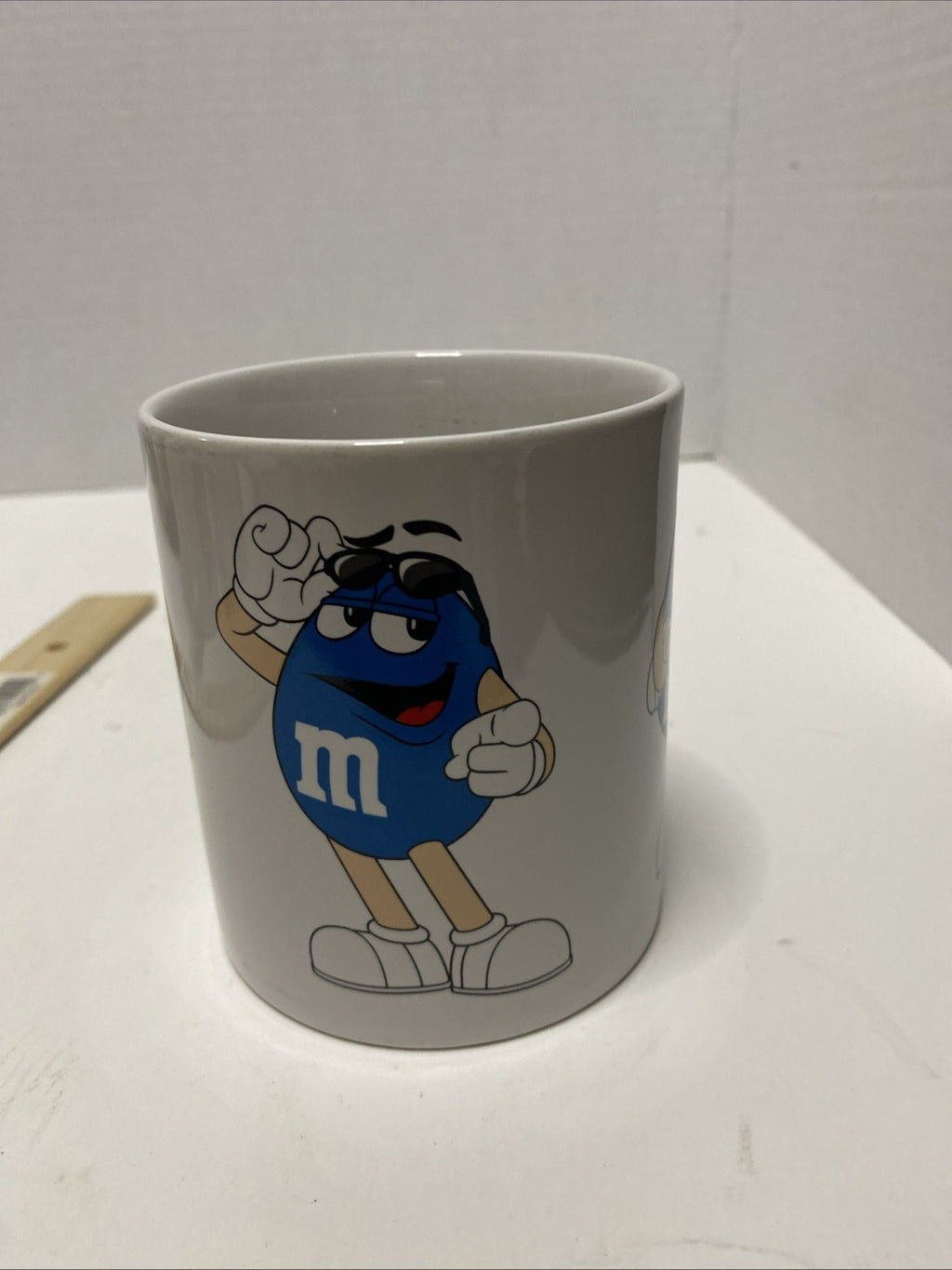 Blue M&M 2012 collectors mug