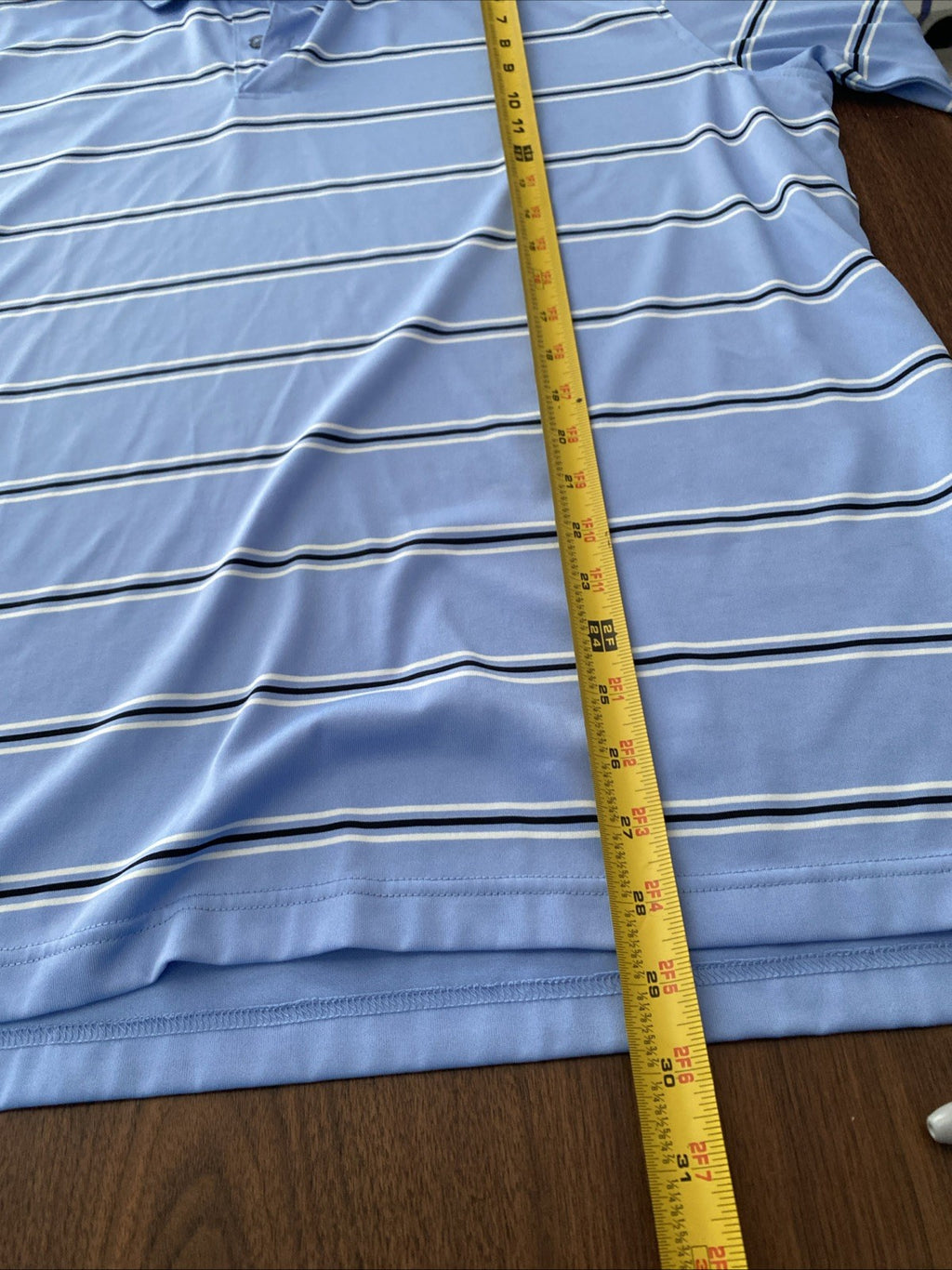 Izod men’s XL polo golf shirt light blue short sleeve