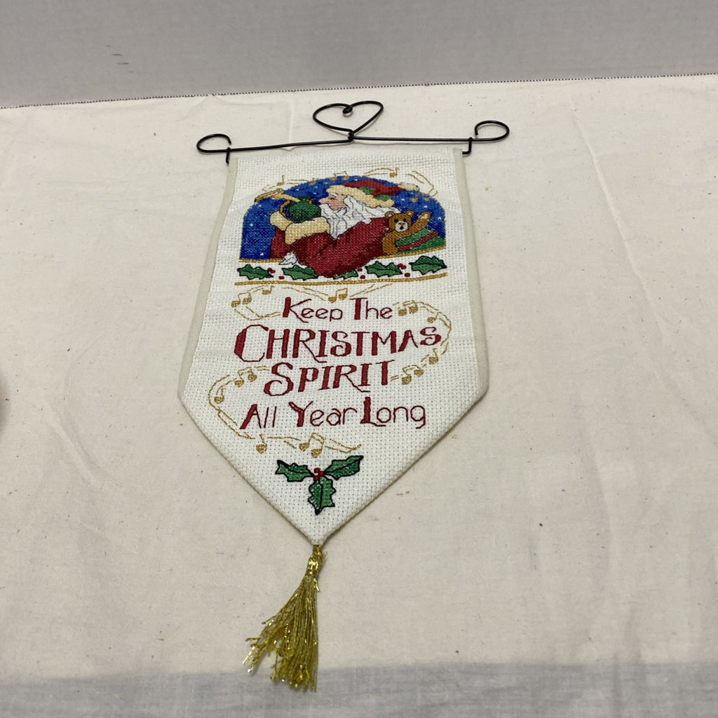 Dimensions Counted Cross Stitch Banner -Keep The Christmas Spirit All Year Long