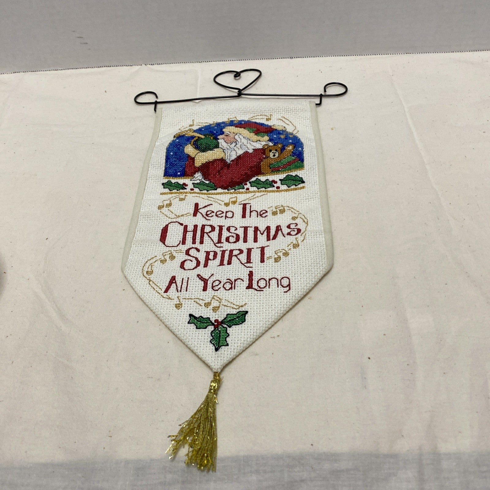 Dimensions Counted Cross Stitch Banner -Keep The Christmas Spirit All Year Long