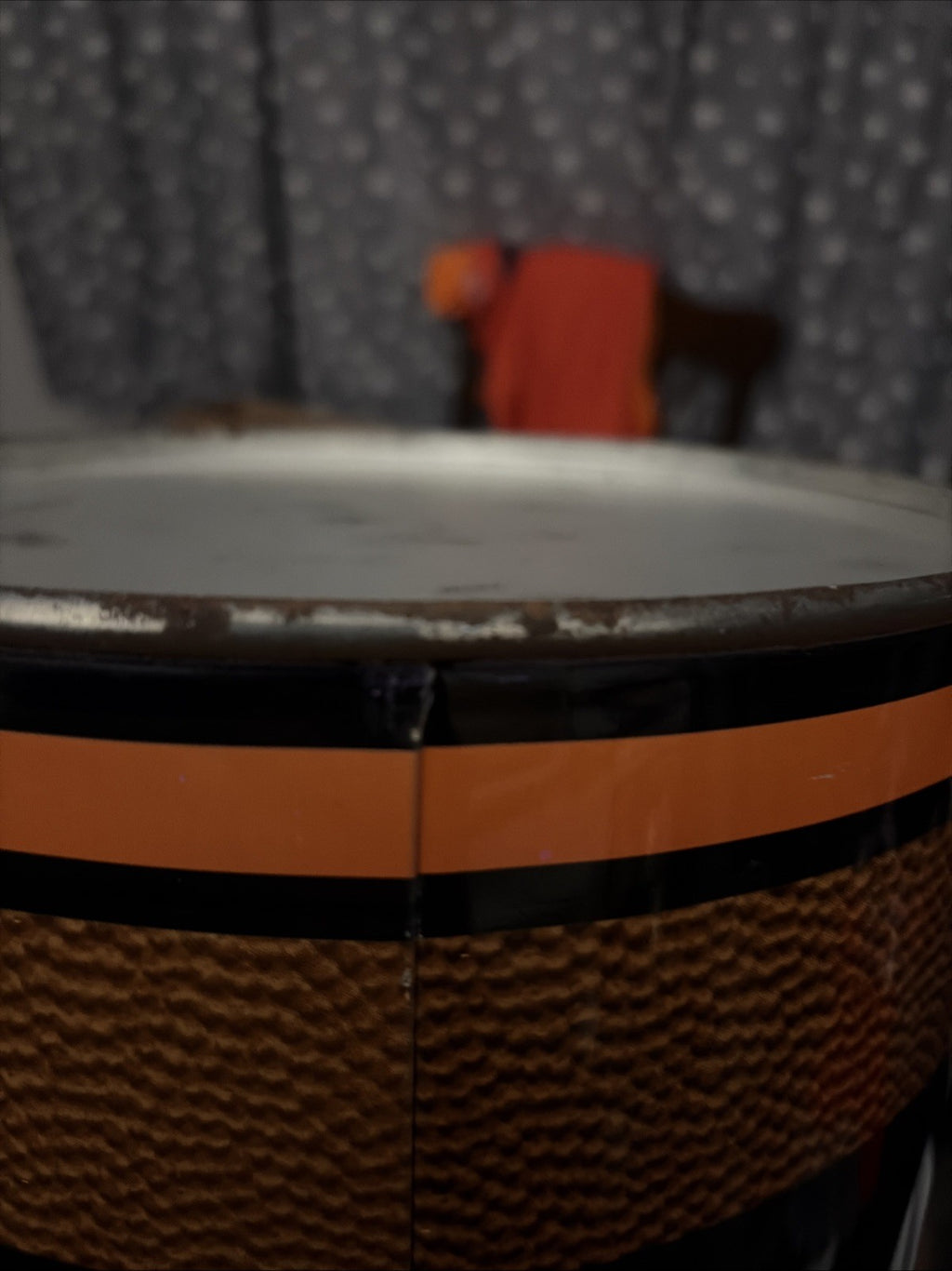 Cincinnati Bengals Vintage Wincraft Metal Wastebasket 10 X 19.5 Inches